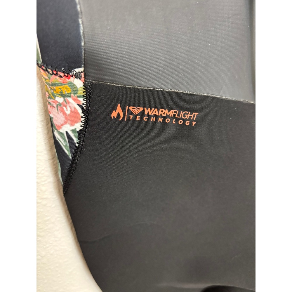 Roxy Syncro 3/2mm Back Zip Full Wetsuit Women's Size 8 Floral ERJW103052 EUC - Picture 6 of 9